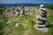 Pile of rocks on the isle of Arran (Scotland)