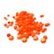 Pile of salmon, steelhead or trout caviar. Red roe of fish.