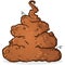 Pile of Stinky Putrid Poop Cartoon