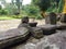 A Pile of Stones in Sumberawan Temple