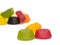 A pile of wine gums