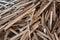 Pile of wood logs for build Furniture production,sew natural wood scraps