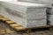 Piles of granite marble slabs.  Stone sheets for decorative construction