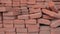 Piles of Red Brick as a building material are suitable for journals