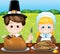 Pilgrim Thanksgiving  meal