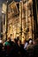 Pilgrims in front of The  Edicule in The Church of the Holy Sepulchre, Christ`s tomb, in the Old City of Jerusalem, Israel
