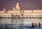 Pilgrims at the Golden Temple in India