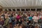 Pilgrims waiting for public Papal audience inside Paul VI Audience Hall