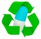 Pill inside symbol recycle
