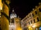 Pillar and church dome Dubrovnik