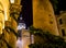 Pillar and church dome Dubrovnik