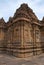 Pillared dev-koshthas on the southern mukha mandapa depicting figures of Shiva, Mallikarjuna Temple, Pattadakal temple complex, Pa