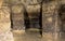 Pillars in an ancient tomb, Tierradentro, Colombia