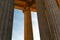 Pillars or columns of Kazan Cathedral Cathedral of Our Lady of Kazan in Saint Petersburg, Russia.