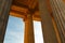 Pillars or columns of Kazan Cathedral Cathedral of Our Lady of Kazan in Saint Petersburg, Russia.