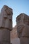 Pillars with the head of Hatshepsut at the mortuary temple in Luxor