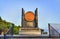 The Pillars of Hercules Monument in Gibraltar