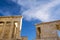 Pillars of Propylaia gateway in Acropolis of Athens, Greece