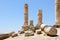 The pillars of the temple of Hercules in Amman