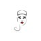 Pillbox girl, hat icon. Element of beautiful girl in a hat icon for mobile concept and web apps. Thin lin Pillbox girl, hat icon c