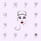Pillbox girl, hat icon. Hat, girl icons universal set for web and mobile