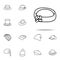pillbox hat icon. hats icons universal set for web and mobile