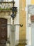 pillory in the commercial square in front of the church of SÃ£o Bartolomeu in the city of Coimbra.