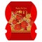 Pillow gift Box for Happy chinese new year 2019 Zodiac sign