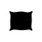 Pillow icon cartoon pillow silhouette, outline symbol icon design. Beautiful illustration isolated on white backgrou