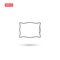 Pillow icon vector design isolated 3