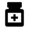 Pills bottle vector icon