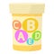 Pills vitamins icon, cartoon style