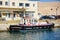 Pilot boat in Heraklion harbour, Crete.