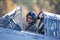 A pilot sitting in the cockpit of a T-6 Texan aircraft