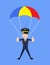 Pilot - Successful Landing with Parachute