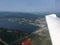 Pilot view - lake  Austria