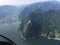 Pilot view - Traunsee in Austria