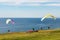 Pilots Prepare and Launch Paragliders at Torrey Pines Gliderport