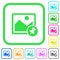 Pin image vivid colored flat icons