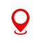 Pin map marker pointer icon, GPS location symbol â€“ for stock