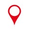 Pin map marker pointer icon, GPS location symbol â€“ for stock