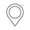 Pin pointer location icon