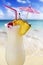 Pina colada cocktail