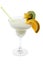 Pina Colada Cocotail on a white background