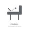 Pinball icon. Trendy Pinball logo concept on white background fr