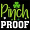Pinch Proof, shamrock typography design for Ireland