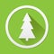 Pine icon great for any use. Vector EPS10.