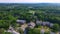 Pine Manor College aerial view, Massachusetts, USA