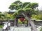 Pine tree at the entrance of Buddha Kamakura