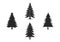 Pine Tree of Forest element Clipart